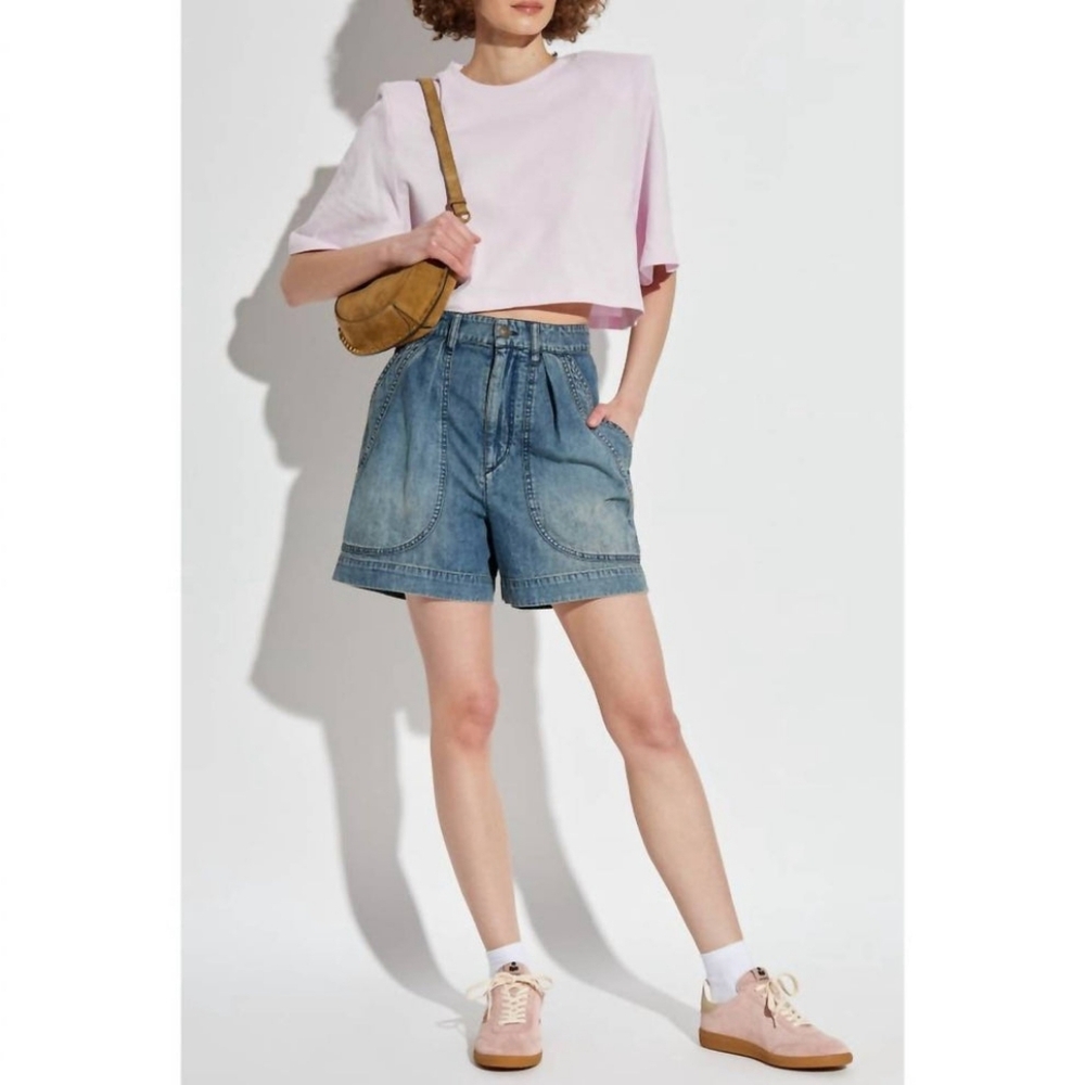 Isabel Murat Noemia Shorts Size 40 (Medium) Faded Blue